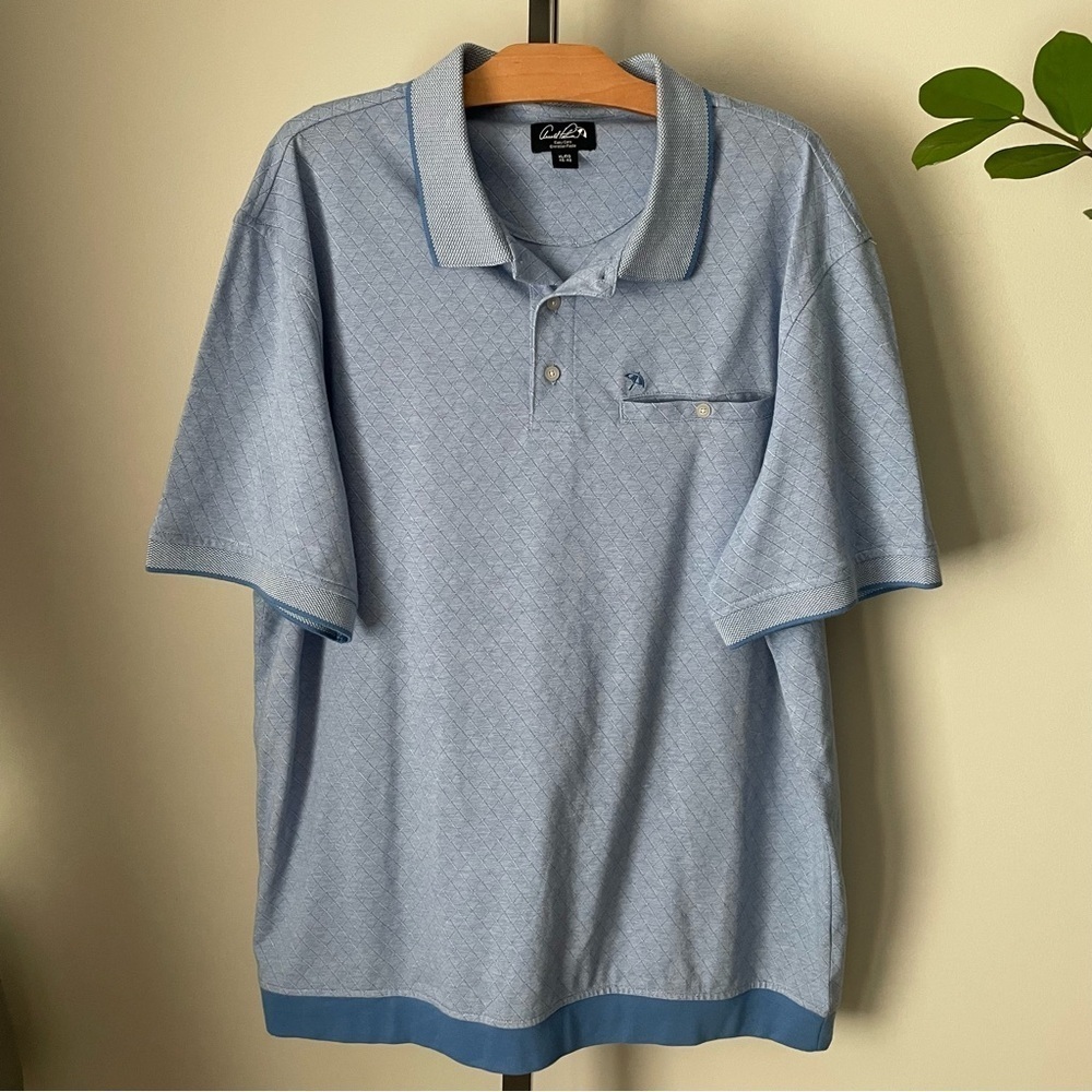 Vintage Arnold Palmer Golf Polo Shirt Blue Mens Size XL